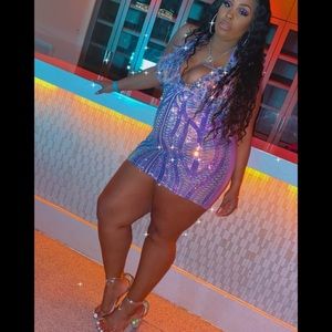 Custom made sequin dress